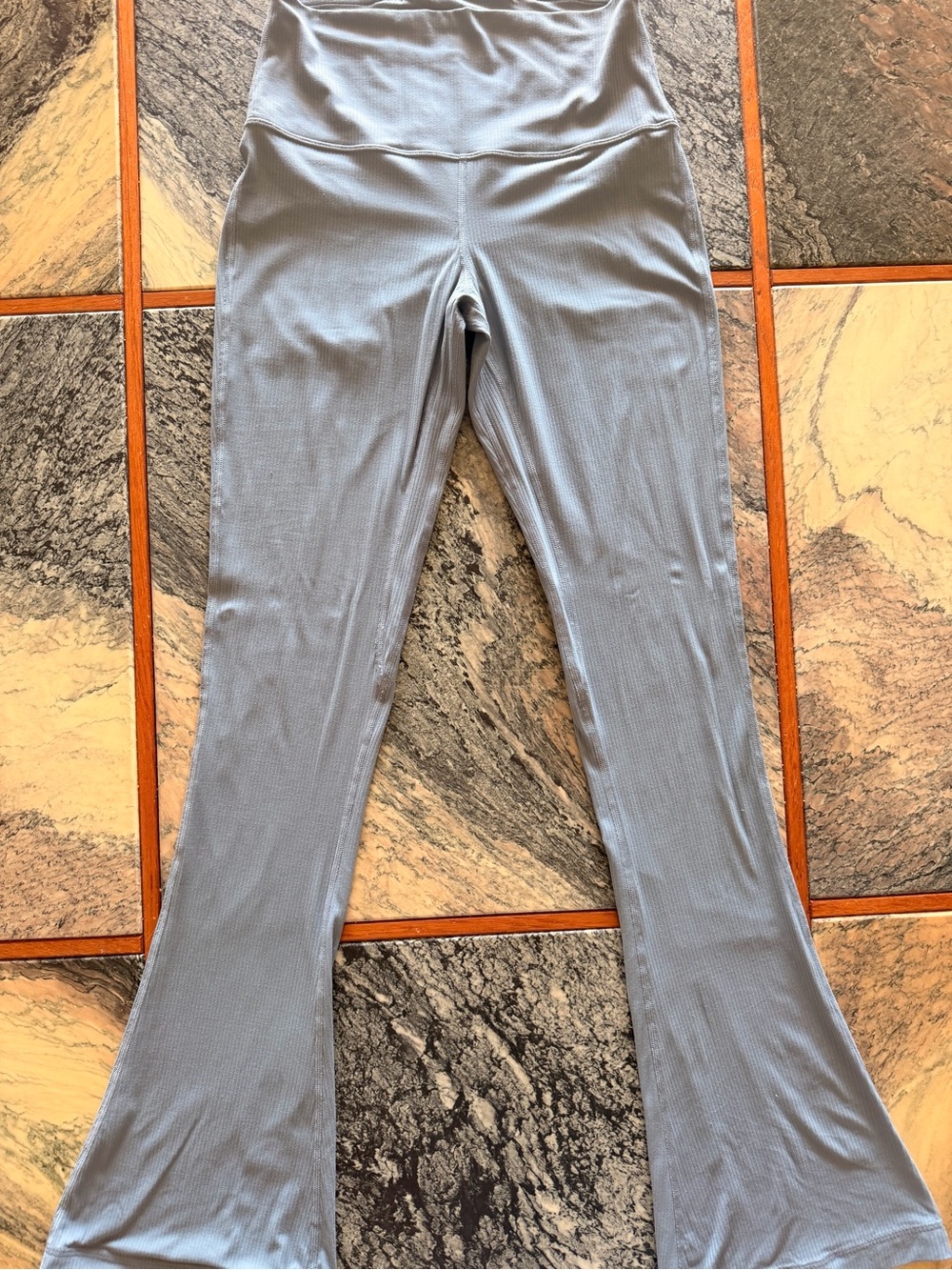 lululemon athletica Light Blue Boot Cut Flare Leg Pants